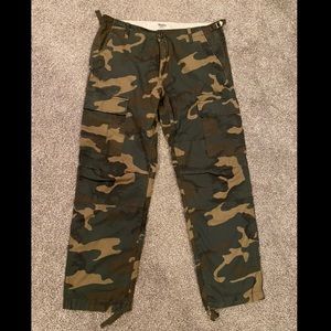Carhartt WIP 34/30 Aviation Pant Laurel Camo
